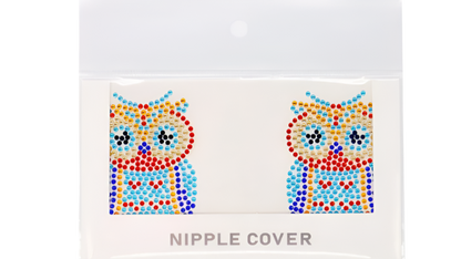 Crystal Embellished Nipple Covers for Resort Theme Nights