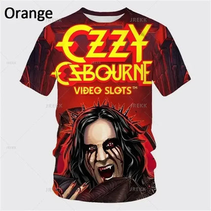 Punk Rock Ozzy Osbourne 3D Print T-Shirt
