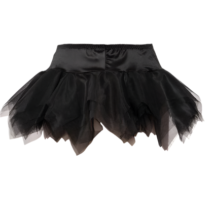 Plus size layered tutu skirt with pleated design for resort carnival and theme nights

