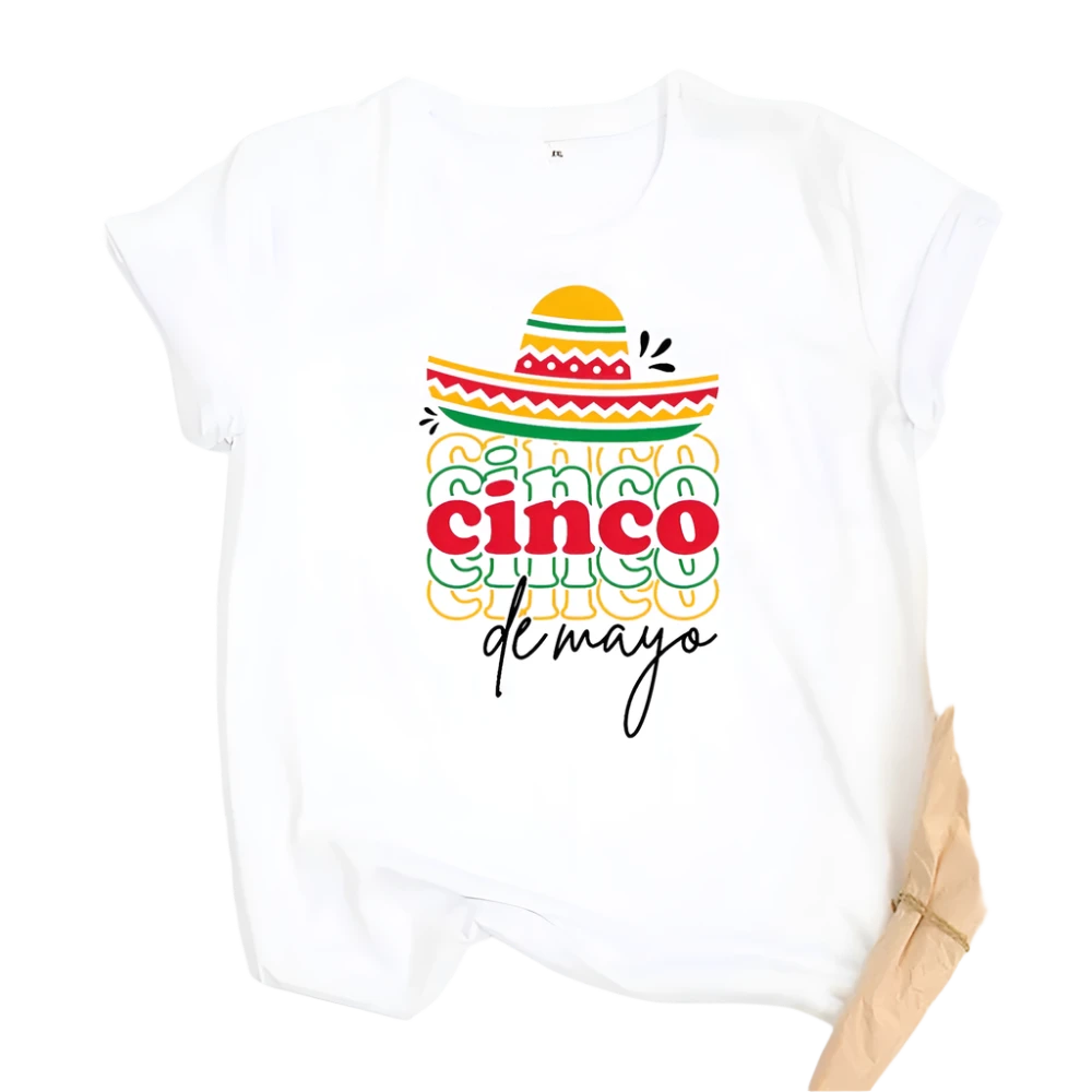 Cinco De Mayo Mexican Women Drinking T-Shirt Funny