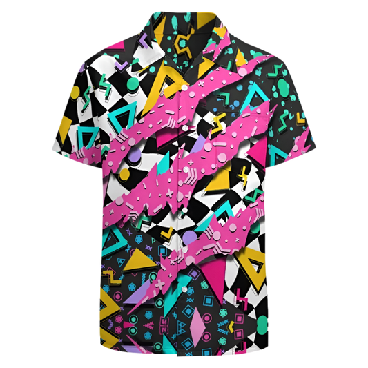 Vintage Graffiti Shirts for Men Clothing