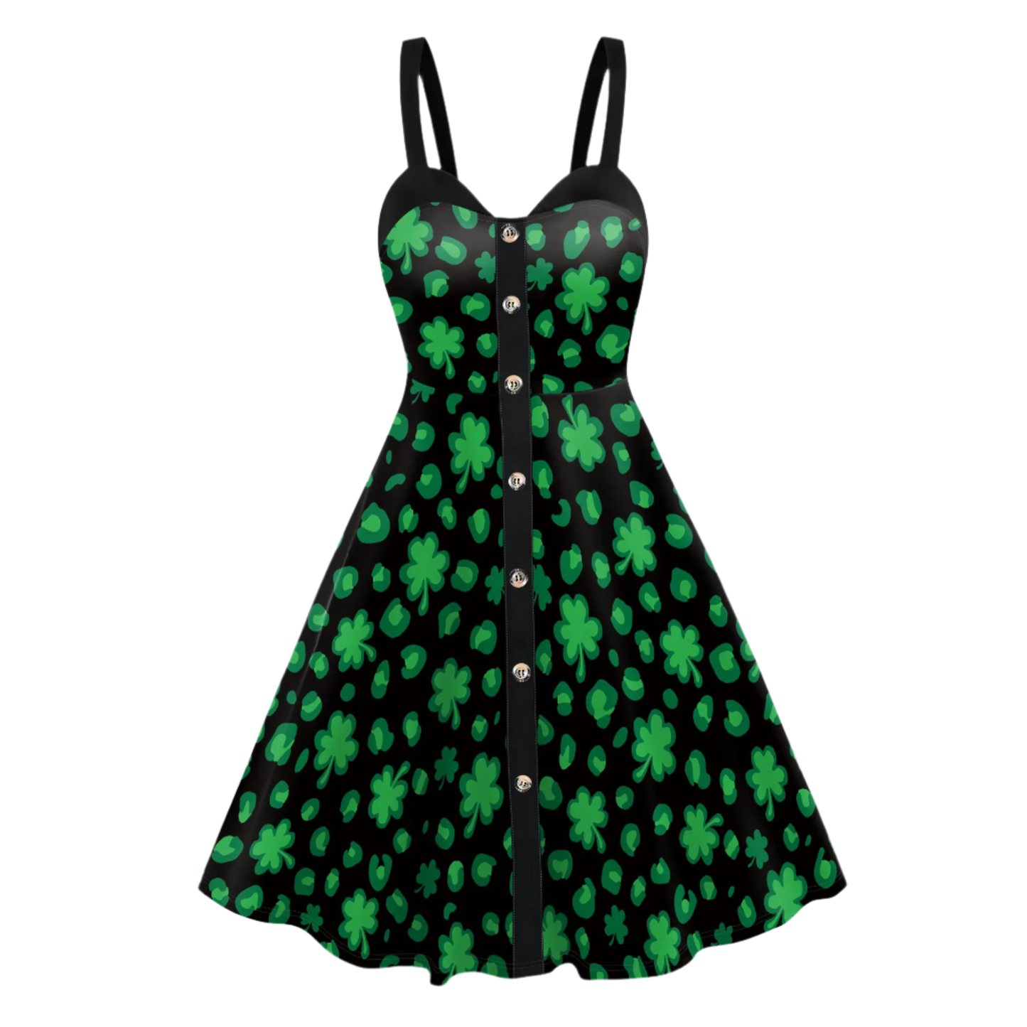 St. Patrick's Day Sexy Dress Women Green Backless Irish Holiday Party Dress