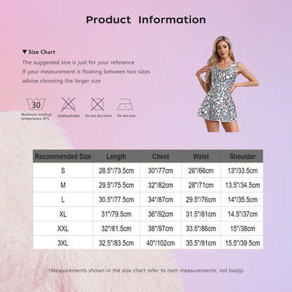 Women's Sparkly Mirror Dress