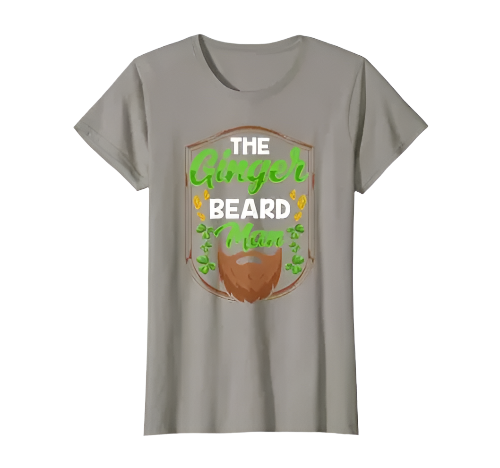 The Ginger Beard Man Irish St. Patricks Day Gaelic T-Shirt