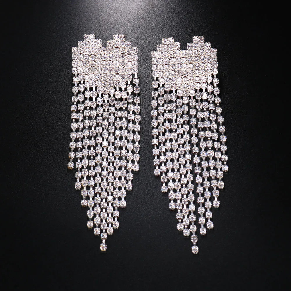 XSBODY 2 PCS Rhinestone Heart Tassel Nipple Stickers Breast Petals Women Sexy Body Chain Cover Nipple Pasties Sticker Jewelry