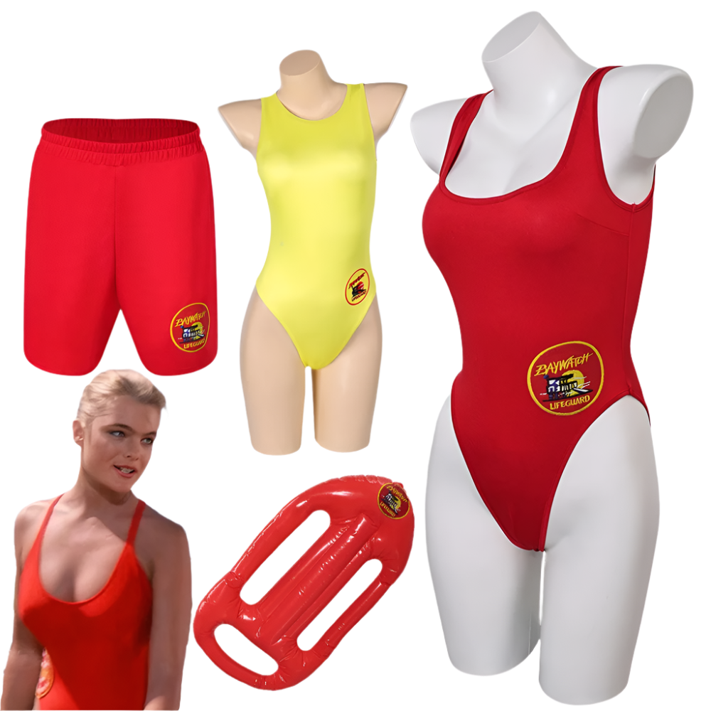 CJ Parker Baywatch Swimsuit - Sexy 1989 Cosplay Costume for Adults