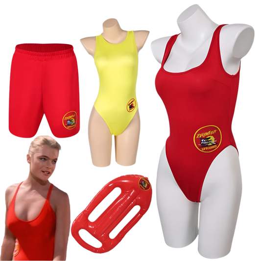 CJ Parker Baywatch Swimsuit - Sexy 1989 Cosplay Costume for Adults