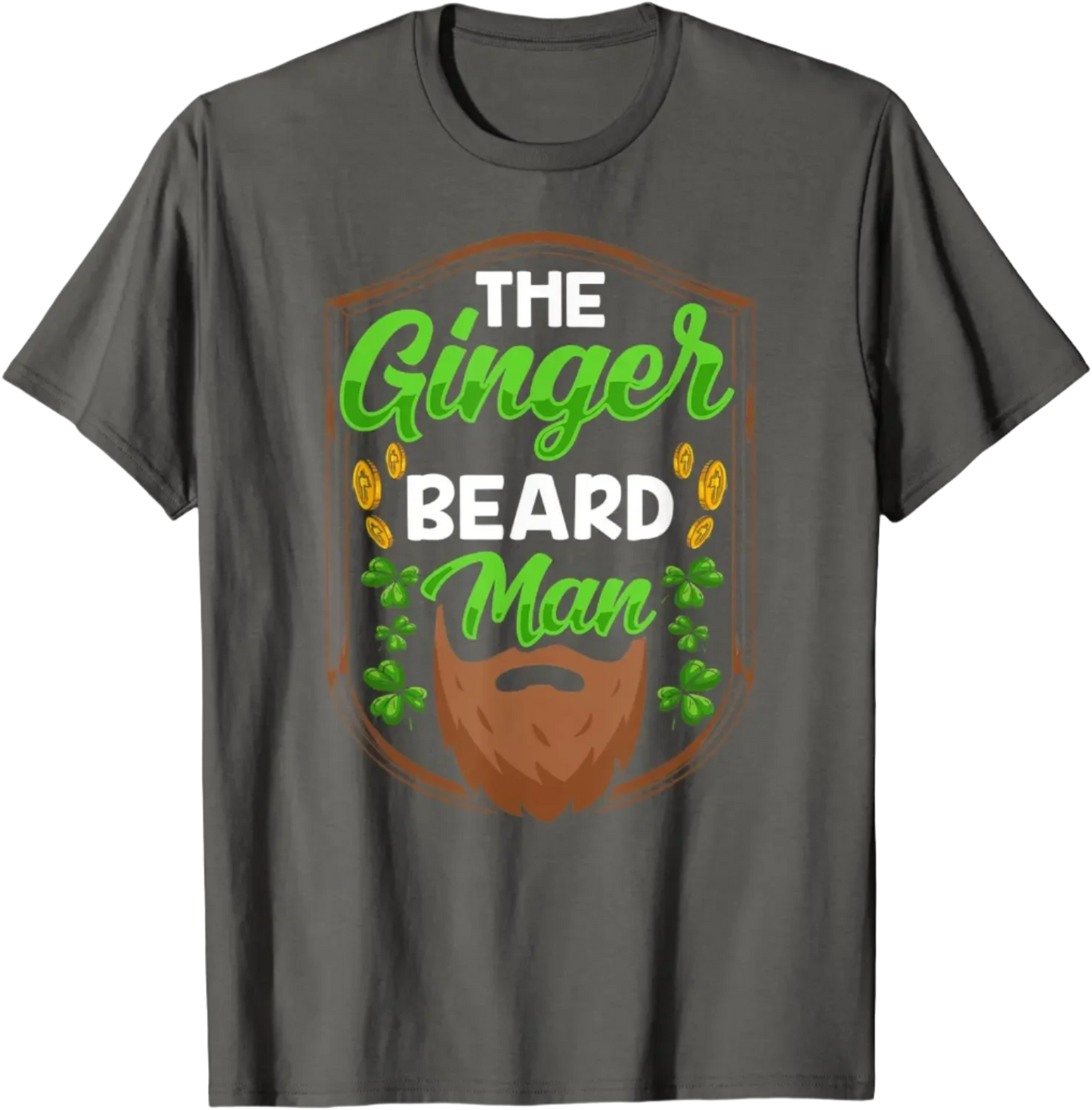 The Ginger Beard Man Irish St. Patricks Day Gaelic T-Shirt