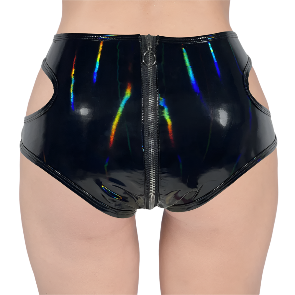 Cyber Night Holographic Shorts -Party Costume for Temptation Resort Theme Nights