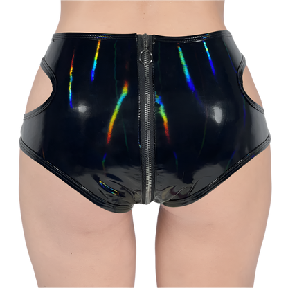 Cyber Night Holographic Shorts -Party Costume for Temptation Resort Theme Nights