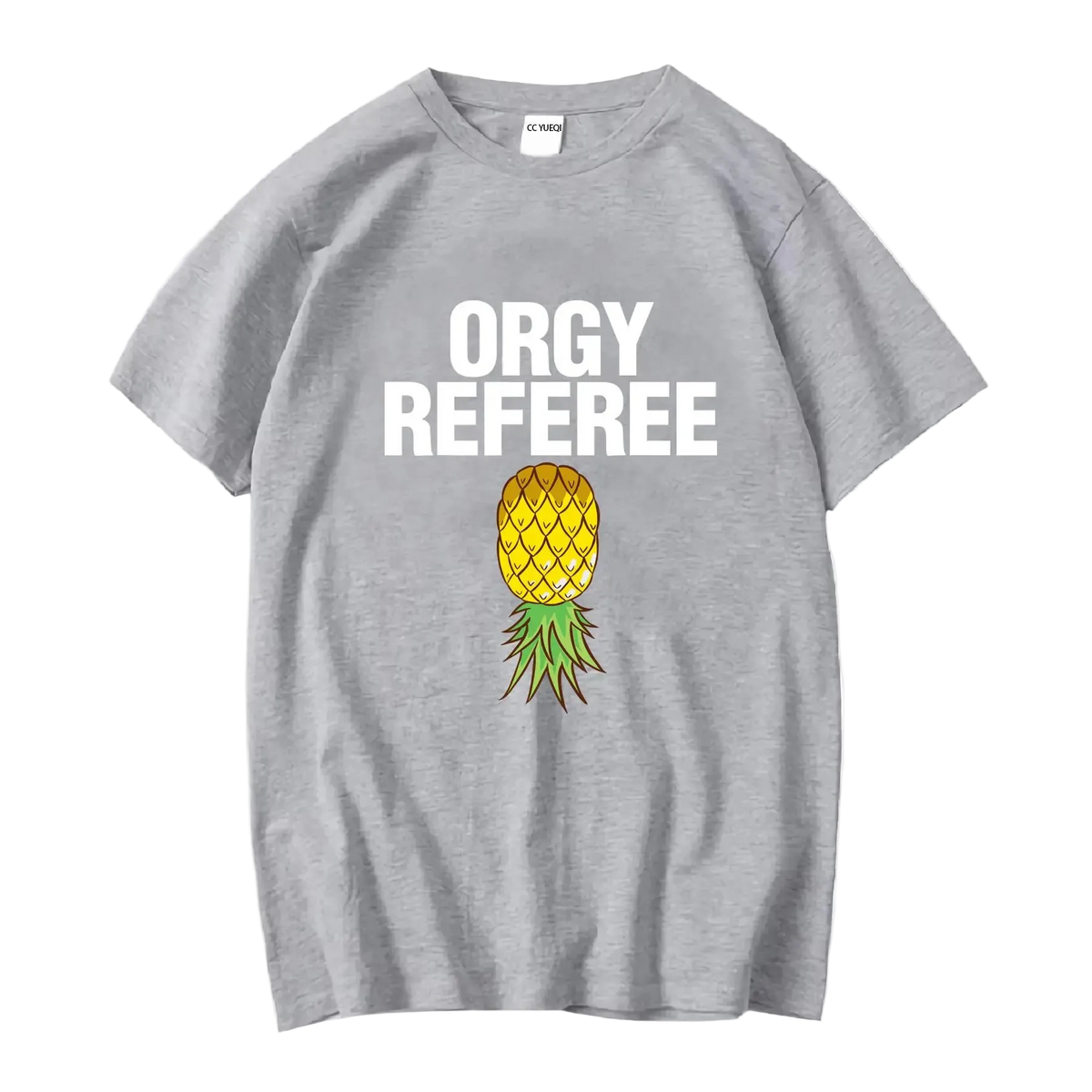 Men's Orgy Referee T-Shirt | Funny Swinger & Game Day Party Shirt