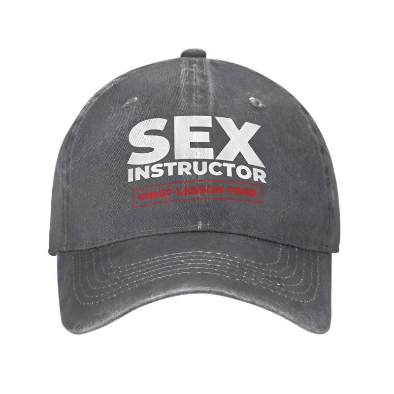 Sex Instructor Baseball Cap Adult Adjustable