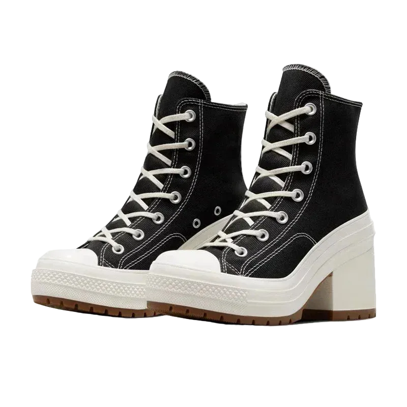 Women’s High Top Platform Sneakers | Chunky Heel Canvas Shoes