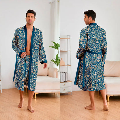 Satin Kimono Sexy Sleepwear Bathrobe