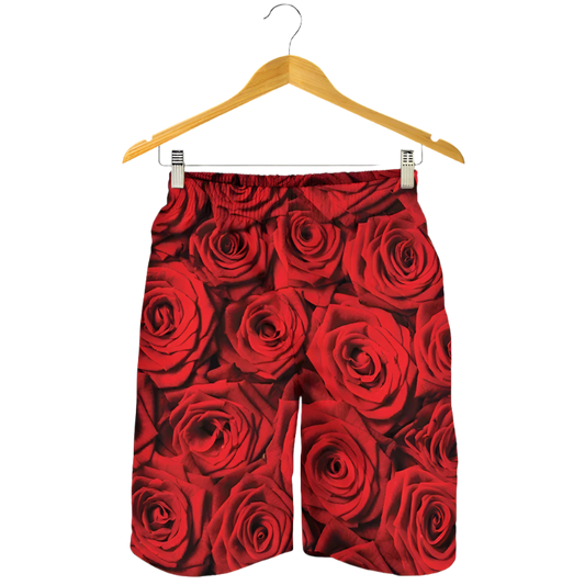 Valentines Day Rose & Floral  Swim Trunks