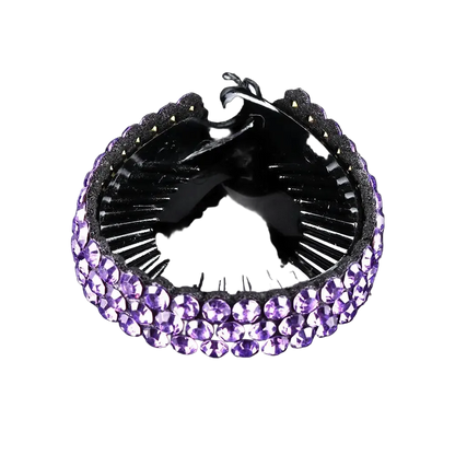 Women’s Rhinestone Hair Claw Clip | Crystal Bun & Updo Hair Accessory