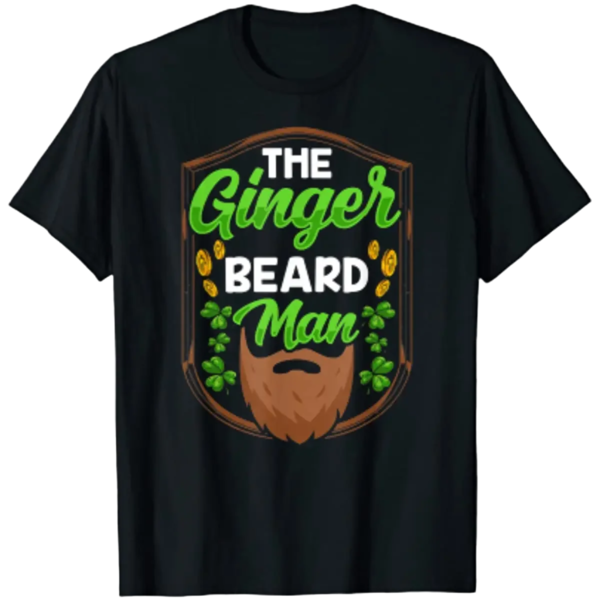 The Ginger Beard Man Irish St. Patricks Day Gaelic T-Shirt