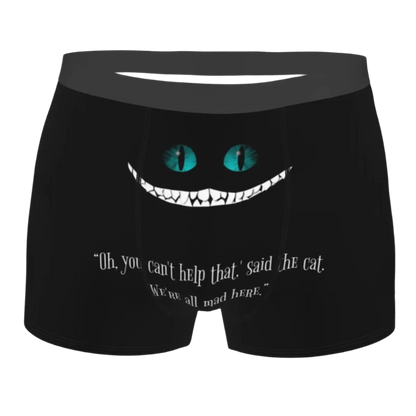 Alice In Wonderland Cheshire Cat Boxer Briefs