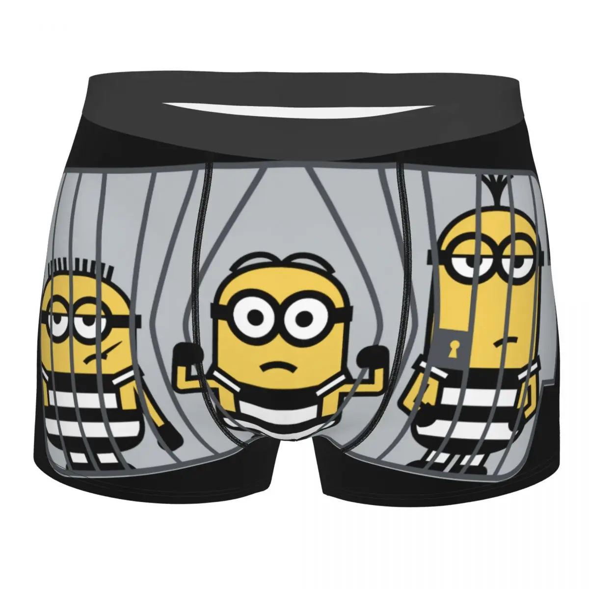 boxer briefs featuring minions a cartoon character