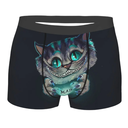 Alice In Wonderland Cheshire Cat Boxer Briefs