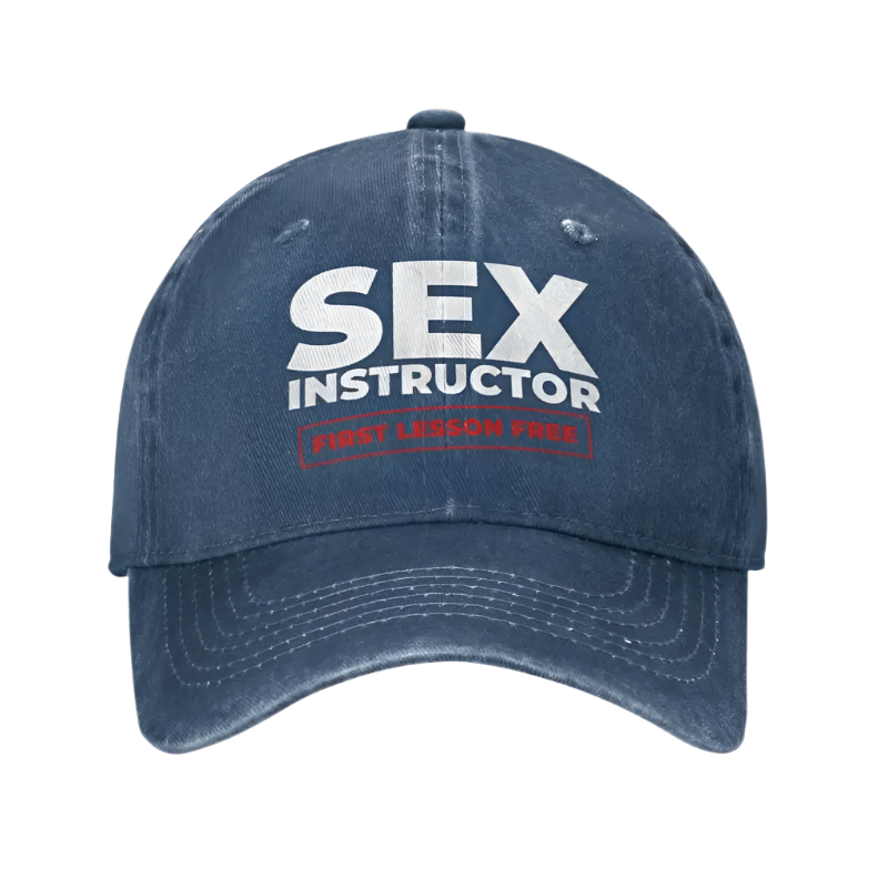 Sex Instructor Baseball Cap Adult Adjustable