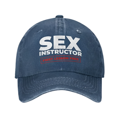 Sex Instructor Baseball Cap Adult Adjustable