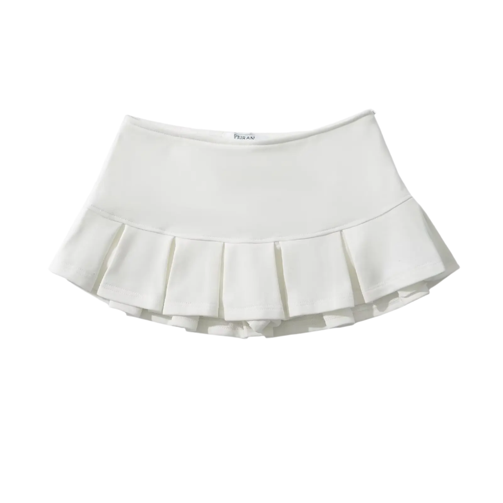 Vintage-inspired pleated mini skirt in classic design - perfect for resort theme nights and summer occasions