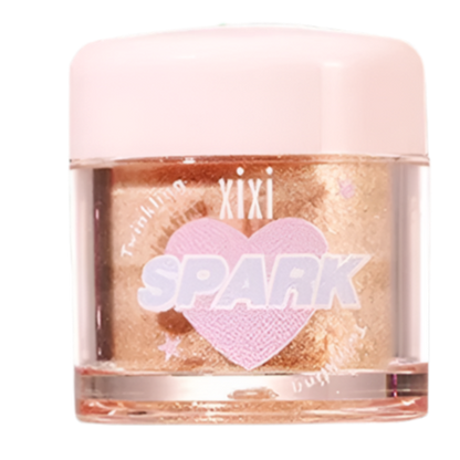 Triple-shade diamond shimmer highlighter with pearlescent finish - perfect for resort pool parties and theme nights