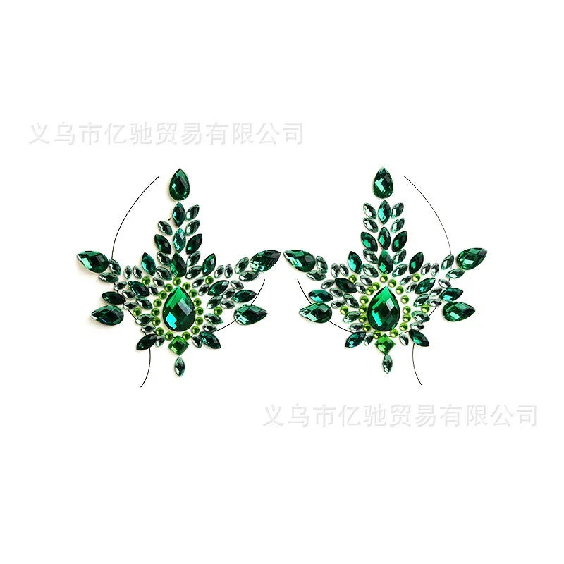 Rhinestone Face & Body Jewels – Crystal Stickers & 3D Tattoos