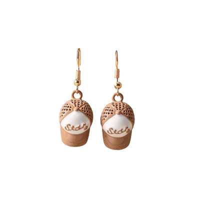 Women’s Baseball Cap Earrings | Sporty Hat Drop Earrings