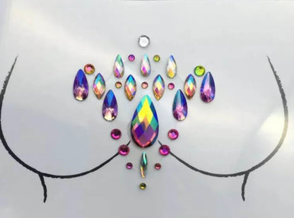 Rhinestone Face & Body Jewels – Crystal Stickers & 3D Tattoos