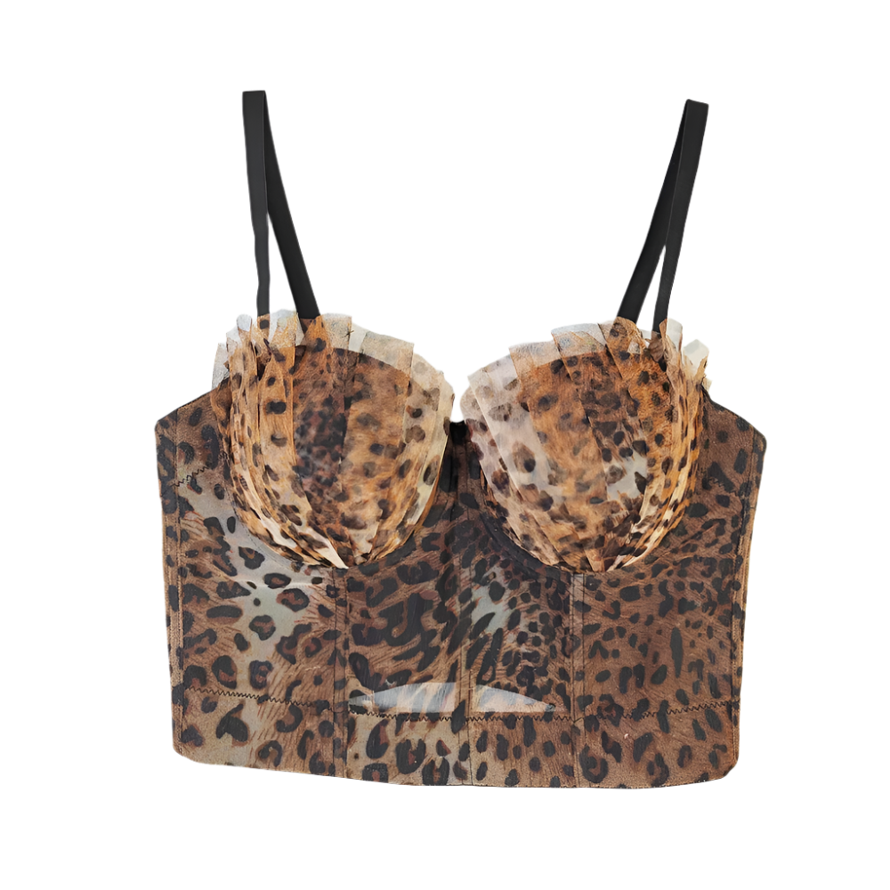 Hot Zebra Print Corset | Stylish Women's Fashion