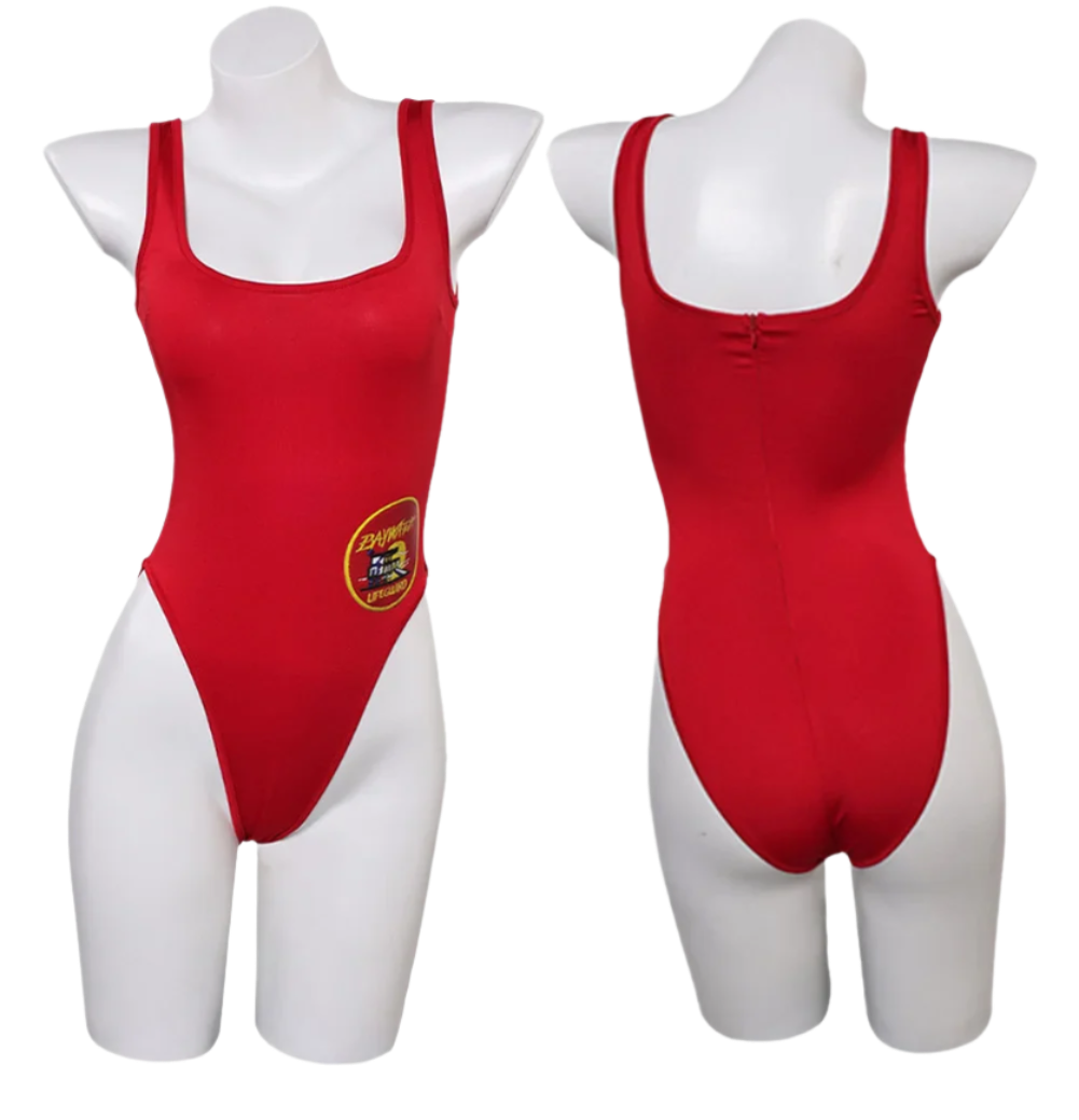 CJ Parker Baywatch Swimsuit - Sexy 1989 Cosplay Costume for Adults