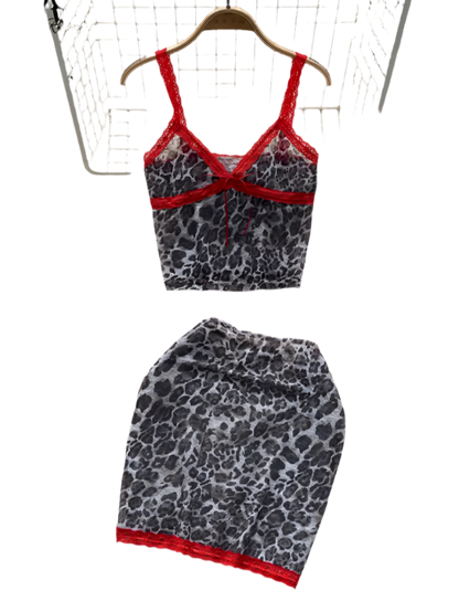 Sexy Leopard Print Halter Bodysuit with flattering neckline for resort theme nights