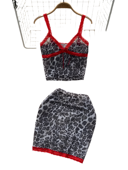 Sexy Leopard Print Halter Bodysuit with flattering neckline for resort theme nights