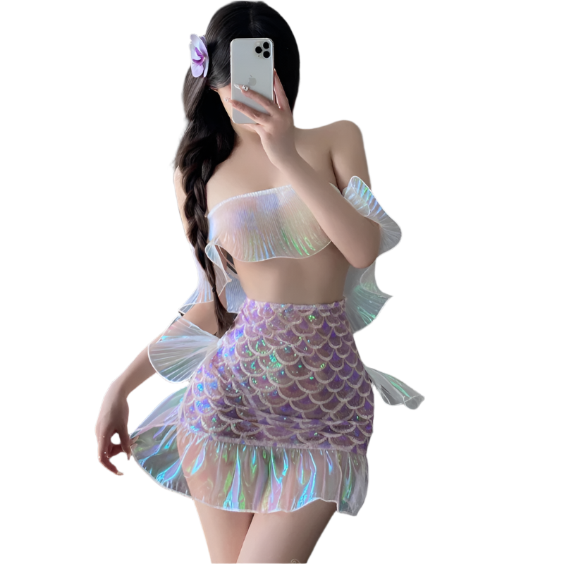 Mermaid Fantasy Costume for Temptation Resort Theme Nights - Adult Resort Wear