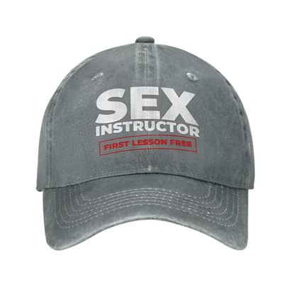 Sex Instructor Baseball Cap Adult Adjustable