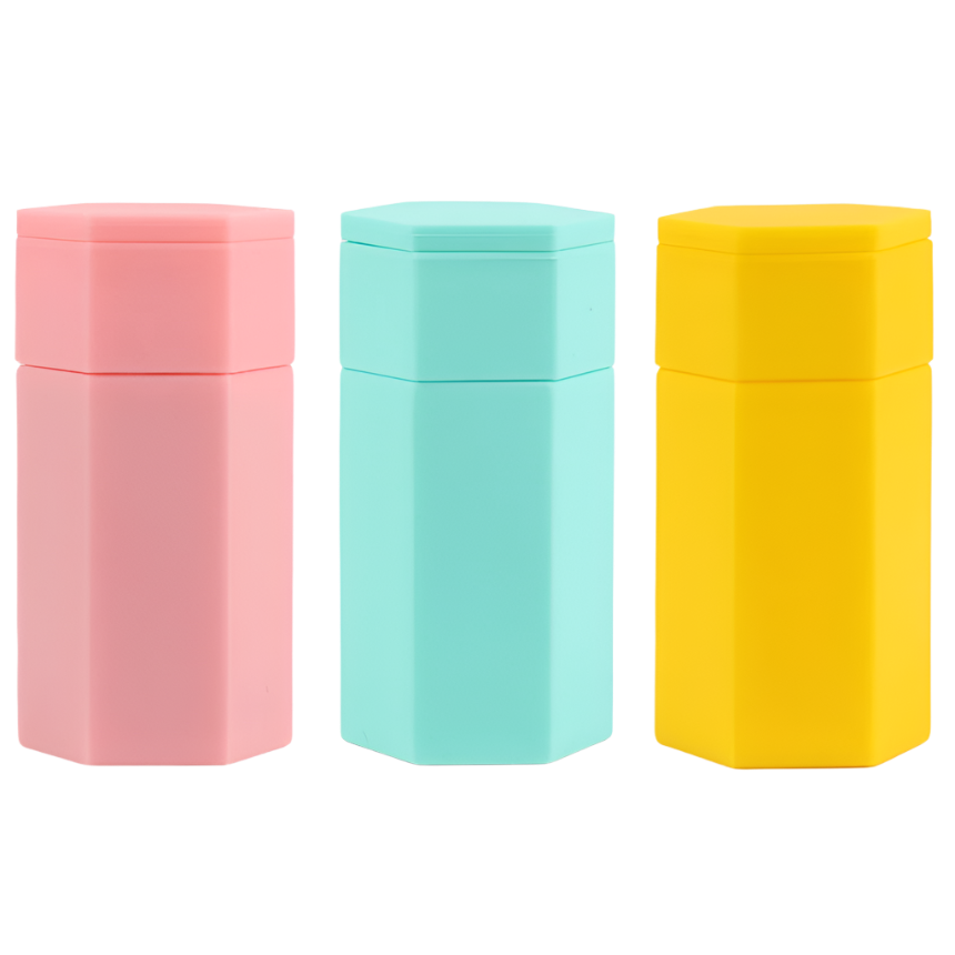 50ml Silicone Refillable Bottles | Travel Lotion, Shower Gel & Shampoo Containers