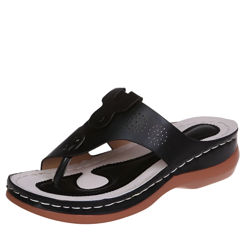 Comfortable soft bottom beach sandals featuring cushioned design for resort pool and beach wear

