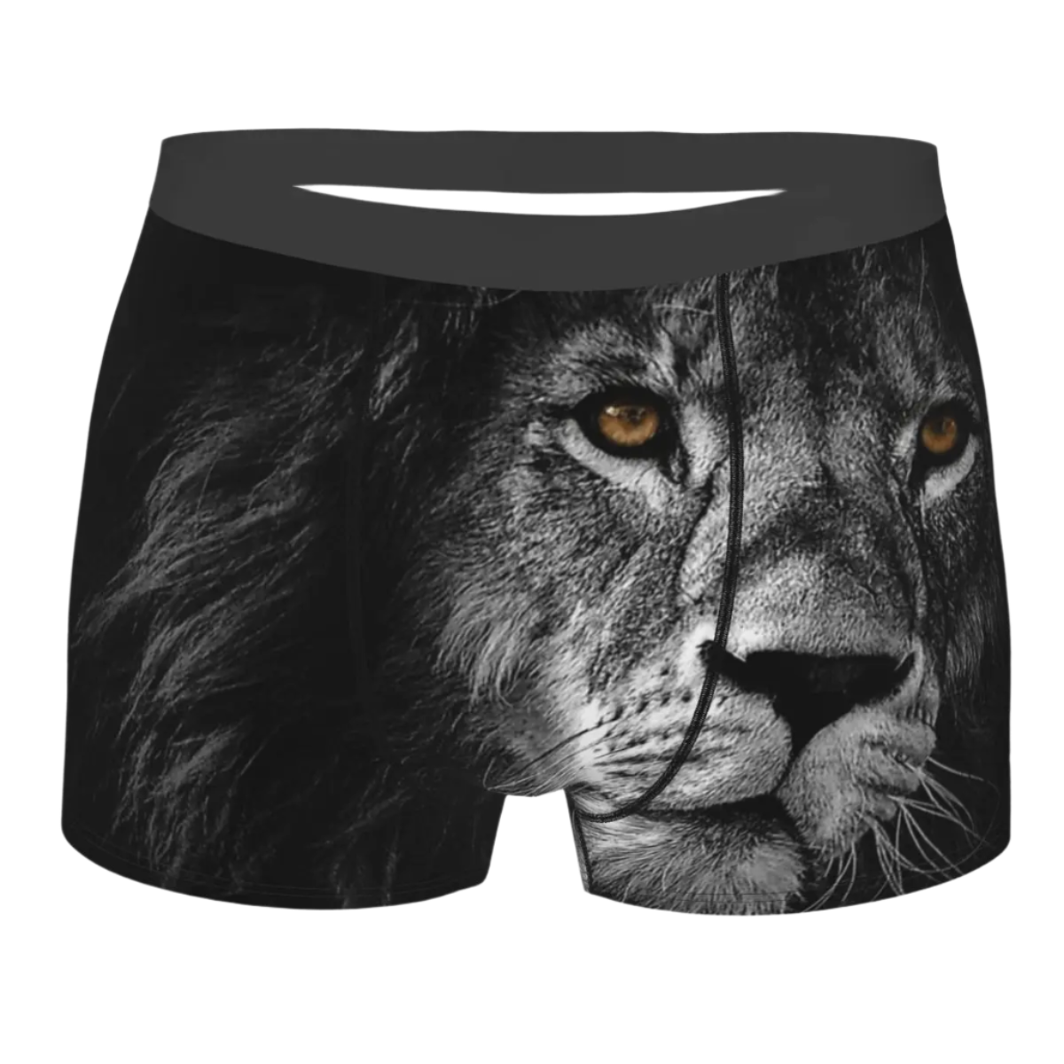 Lion Face Animal Boxer Briefs