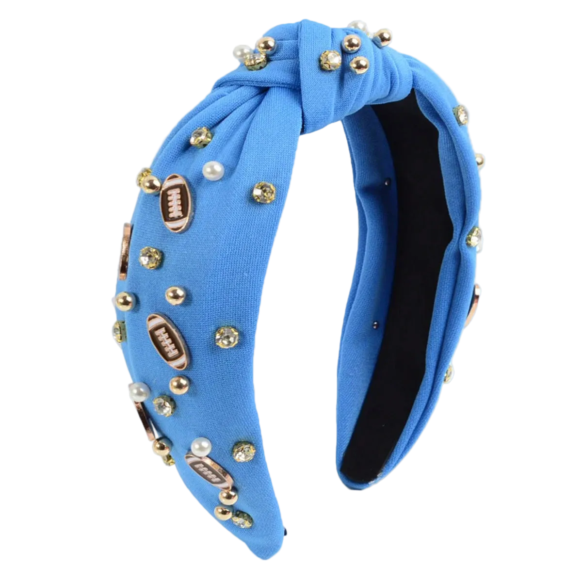 Women’s Football Headband | Rhinestone Game Day Hair Accessory