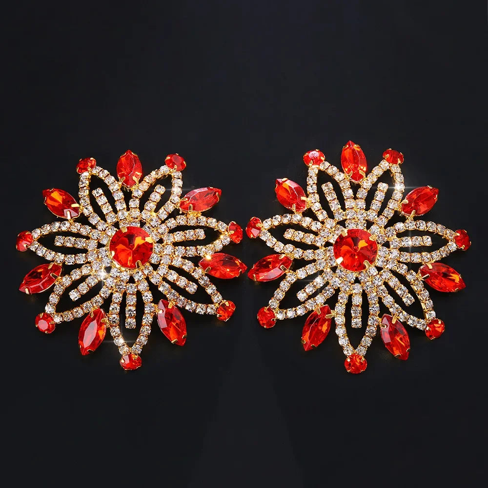 1 Pair Full Rhinestone Nipple Cover Reusable Sexy Women Nipple Pasties Breast Pad Silicone Self Adhesive Nipple Accessories