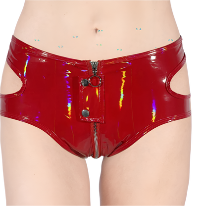 Cyber Night Holographic Shorts -Party Costume for Temptation Resort Theme Nights